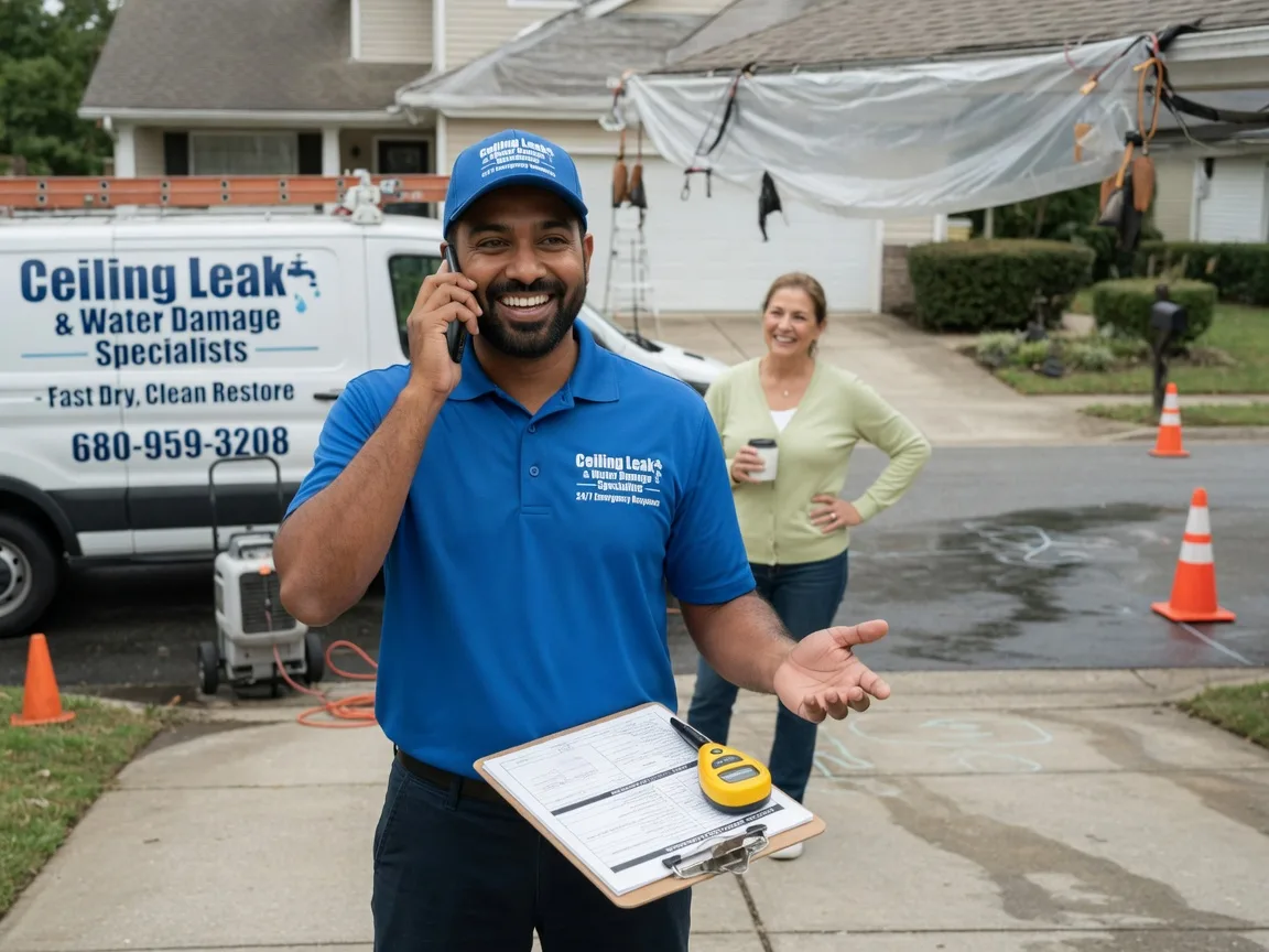 Ceiling Leak Cleanup Coleman, MI FAQs